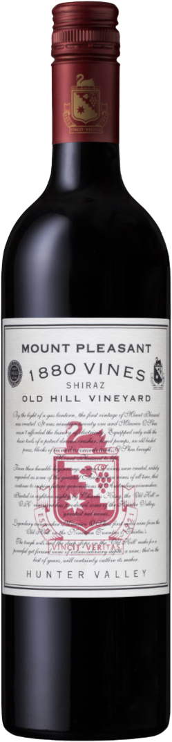 Mount Pleasant 1880 Vines Old Hill Vineyard Hunter Valley Shiraz 2018